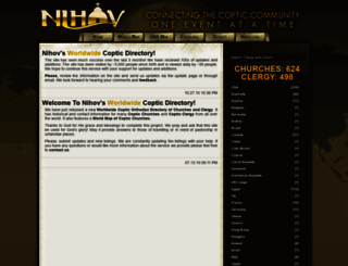 directory.nihov.org screenshot