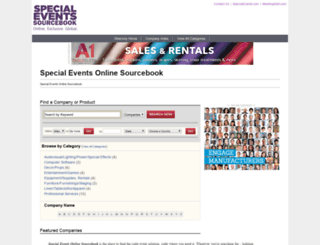 directory.specialevents.com screenshot
