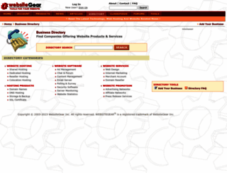 directory.websitegear.com screenshot