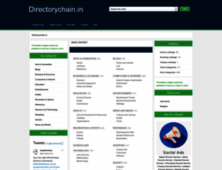 directorychain.in screenshot