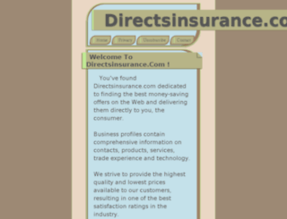 directsinsurance.com screenshot