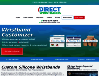 directwristbands.com screenshot
