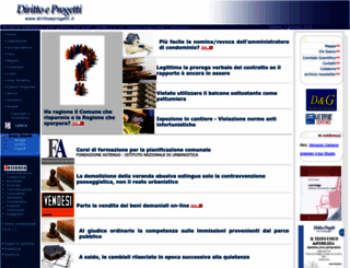 dirittoeprogetti.it screenshot