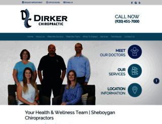 dirkerchiropractic.com screenshot