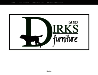 dirksfurniture.com screenshot