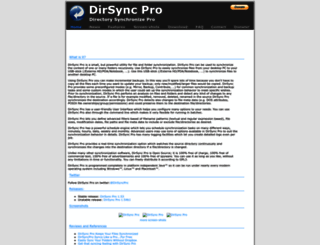 dirsyncpro.org screenshot