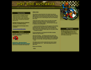 dirtbikeaustralia.com.au screenshot