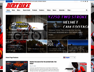 dirtbikemagazine.com screenshot