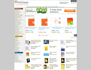 dirtcheapsoftware.com screenshot