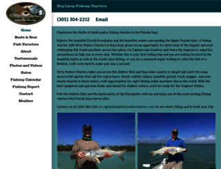 dirtywaterscharters.com screenshot