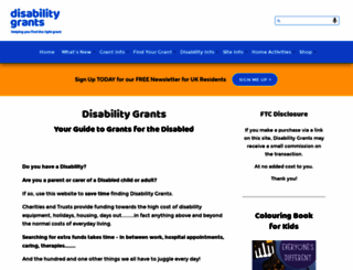 disability-grants.org screenshot