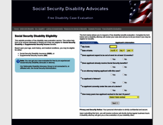 disabilityapplicationhelp.org screenshot