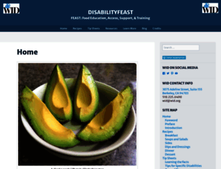 disabilityfeast.wordpress.com screenshot
