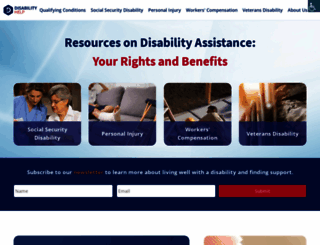 disabilityhelp.org screenshot