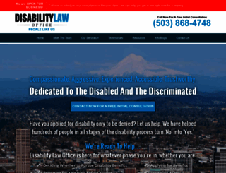 disabilitylawnw.com screenshot