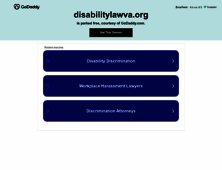 disabilitylawva.org screenshot