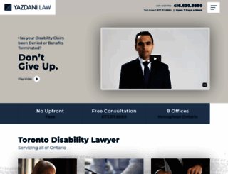 disabilitylawyertoronto.ca screenshot