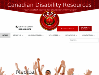 disabilityresources.ca screenshot