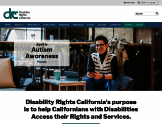 disabilityrightsca.org screenshot