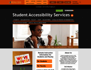 disabilityservices.buffalostate.edu screenshot