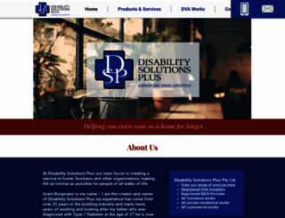 disabilitysolutionsplus.com.au screenshot