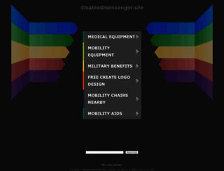 disabledmessenger.site screenshot