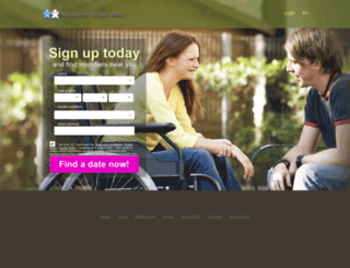 disabledpeopledate.com screenshot