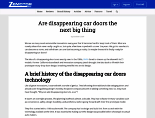 disappearing-car-door.com screenshot