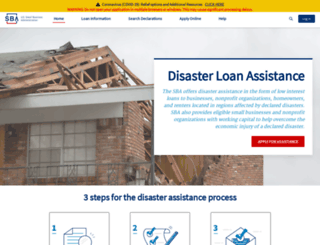 disasterloan.sba.gov screenshot