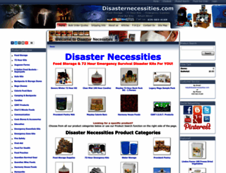 disasternecessities.com screenshot