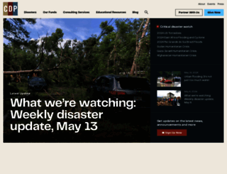 disasterphilanthropy.org screenshot