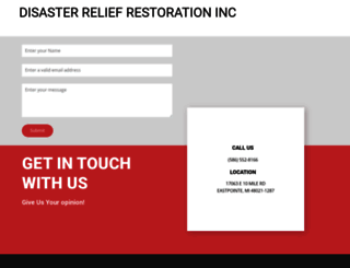 disasterreliefrestoration.com screenshot