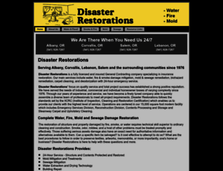 disasterrestorations.com screenshot