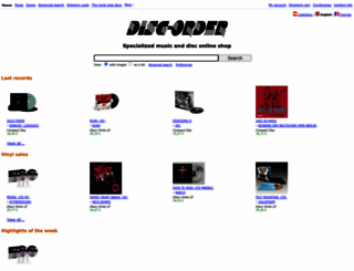 disc-order.com screenshot