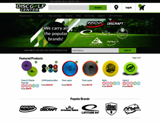 discgolfcenter.com screenshot