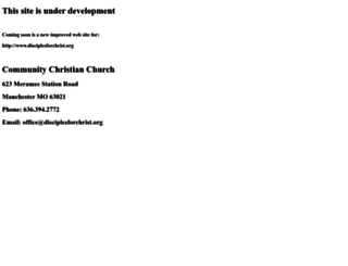 disciplesforchristor.ipage.com screenshot