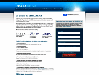 discloseact.com screenshot