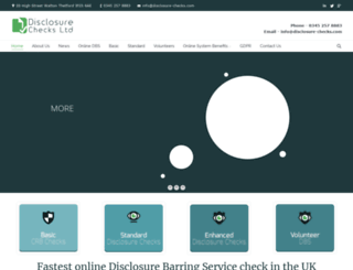 disclosure-checks.com screenshot