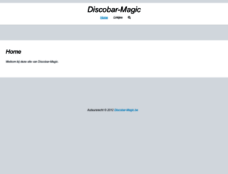 discobar-magic.be screenshot