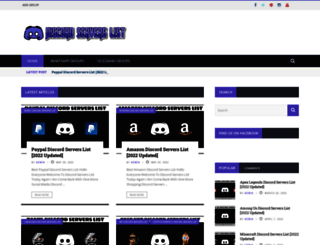 discordserverslist.com screenshot