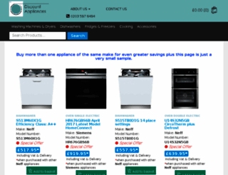 discount-appliances.co.uk screenshot