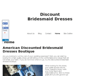 discount-bridesmaiddresses.com screenshot