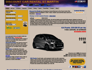discount-car-rental-st-martin.com screenshot