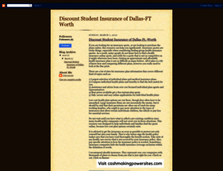 discount-insurance-for-students.blogspot.ca screenshot
