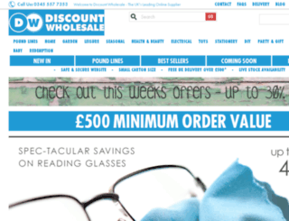 discount-wholesale.co.uk screenshot