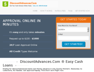 discountadvances-loans.com screenshot