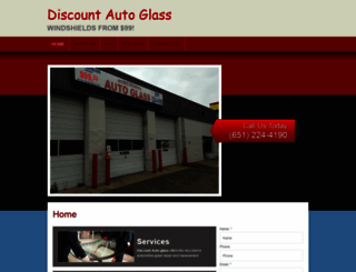 discountautoglassmn.com screenshot