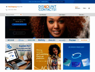 discountcontactlenses.com screenshot