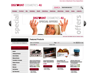discountcosmetics4u.com screenshot