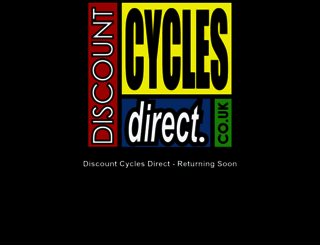 discountcyclesdirect.co.uk screenshot